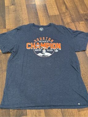 '47 Houston “We Have a Champion” Astros t shirt (size Large)